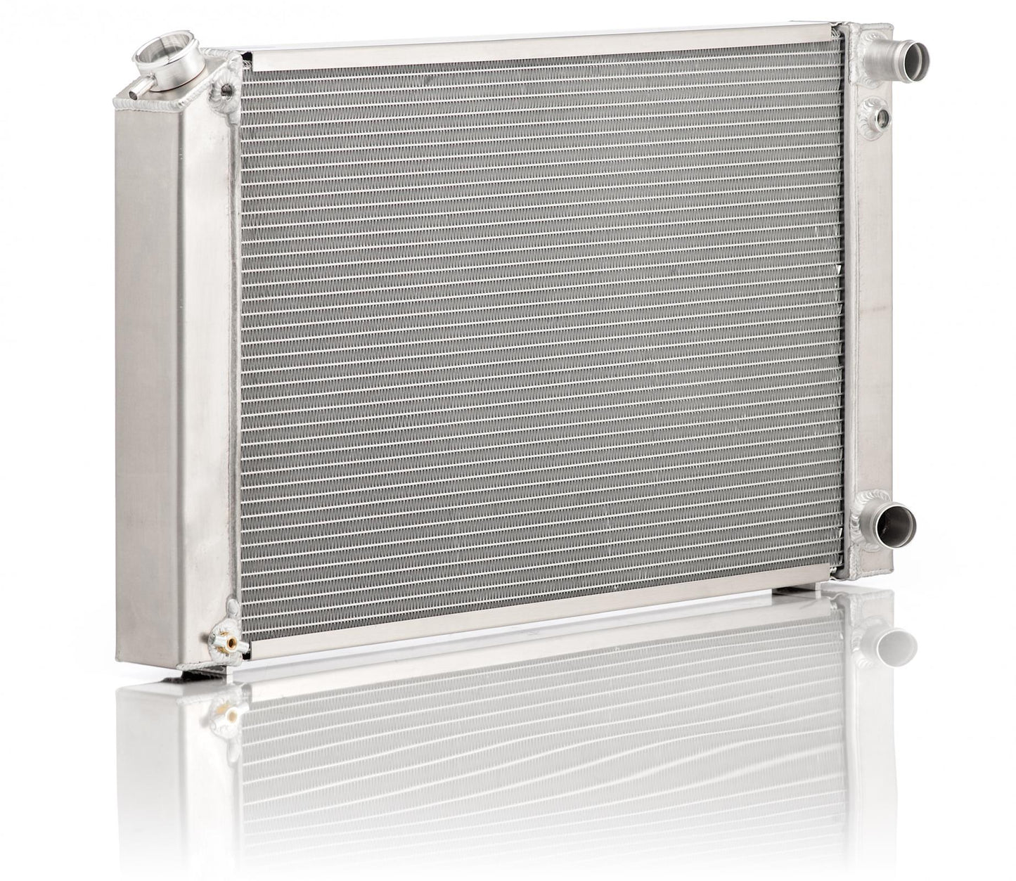 Radiator Factory-Fit Natural Finish for 67-72 Chevrolet C10 Pickup LS Swap w/Std Trans Radiator Be Cool