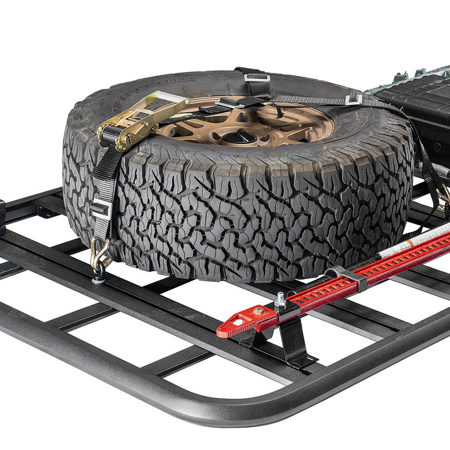 Defender Platform Roof Rack 57 Inch Wide x 60 Inch Long x 2 Inch Sides Smittybilt-5
