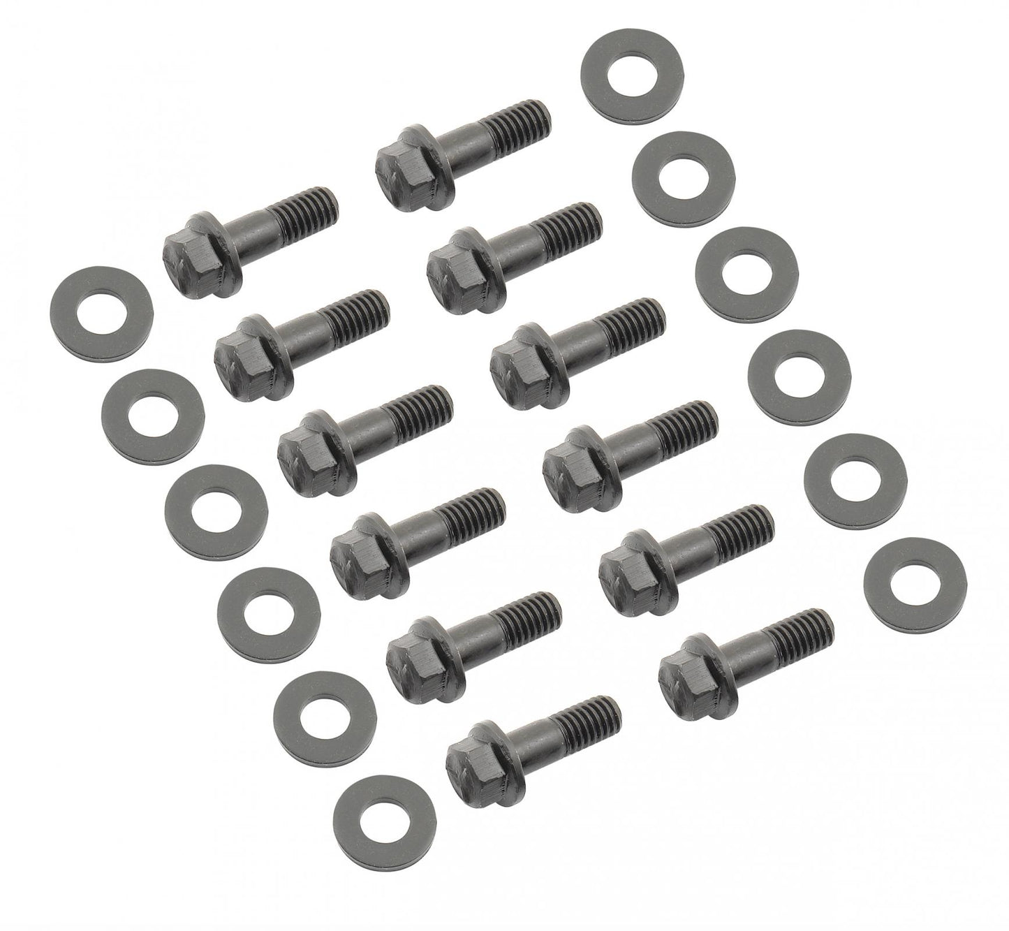 Intake Manifold Bolt Set Super Flanged Head Fits AMC 290-401, Small Block Chevrolet 265-400, Chrysler 273-440 except 426 Hemi & 5.2L/5.9L Magnum Mr Gasket