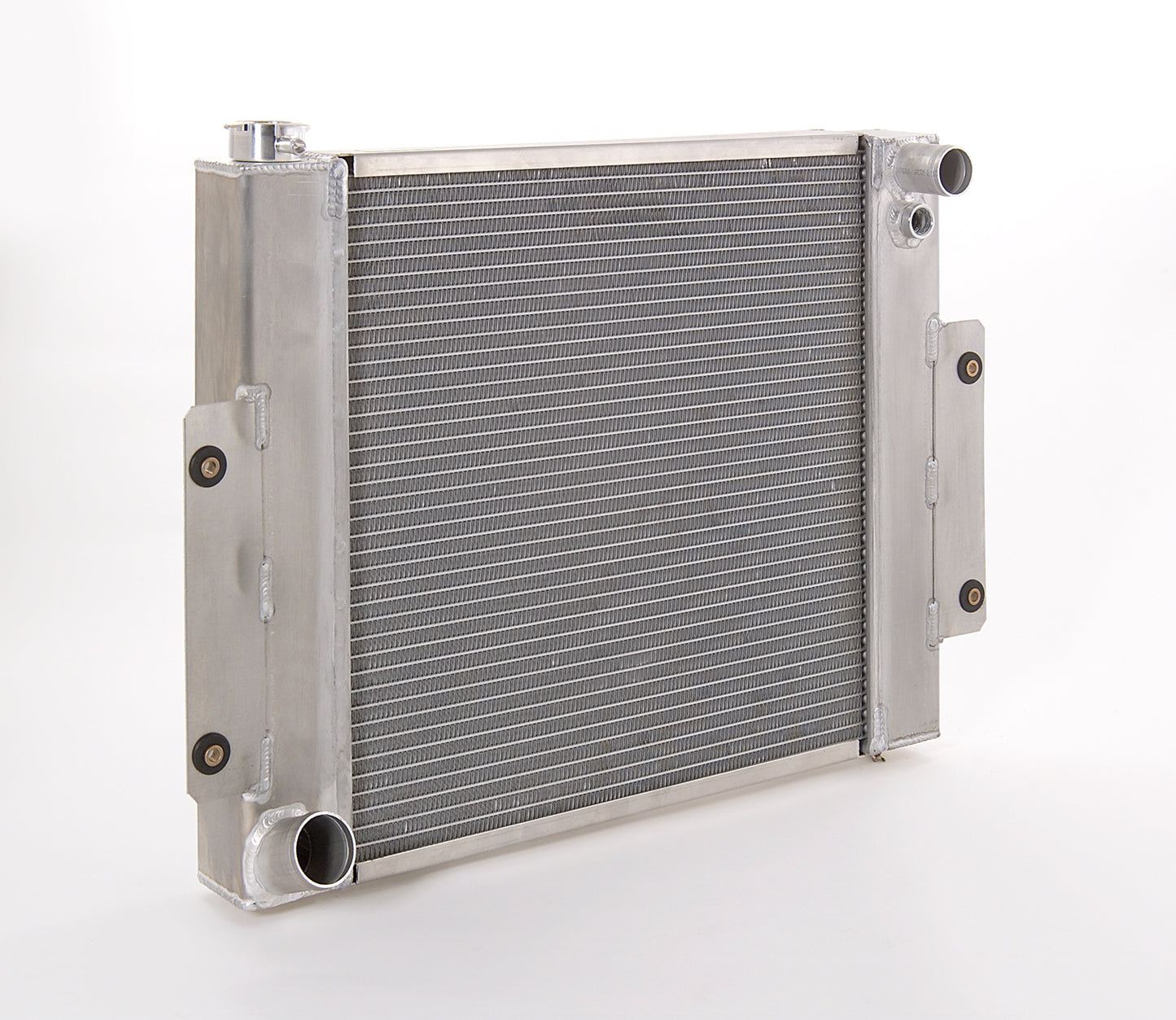 Radiator Factory-Fit Polished Finish for 70-86 Jeep CJ/Scrambler w/Std Trans Radiator Be Cool