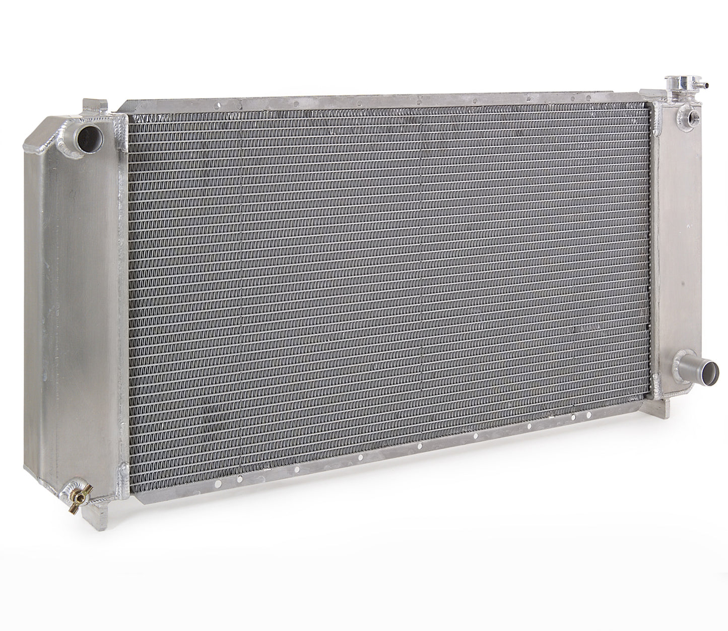 Radiator Factory-Fit Polished Finish for 88-99 Chevrolet/GM C/K 1500/2500/3500 Pickups w/Std Trans Radiator Be Cool
