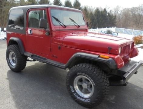 2.5 Inch Jeep Suspension Lift Kit w/V2 Shocks For 87-95 Wrangler YJ Rough Country-2