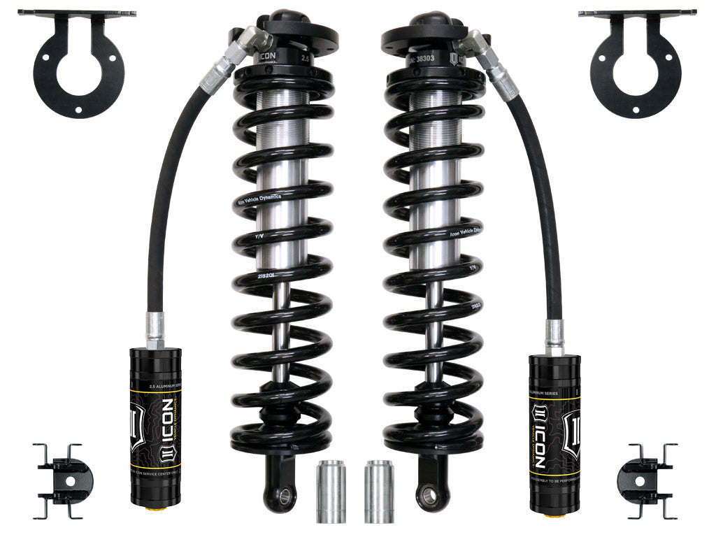 2005-2025 Ford F-250/F-350 Super Duty 4WD 4-5.5 Inch Lift Front V.S. 2.5 Series Coilover Conversion Kit Remote Reservoir ICON Vehicle Dynamics