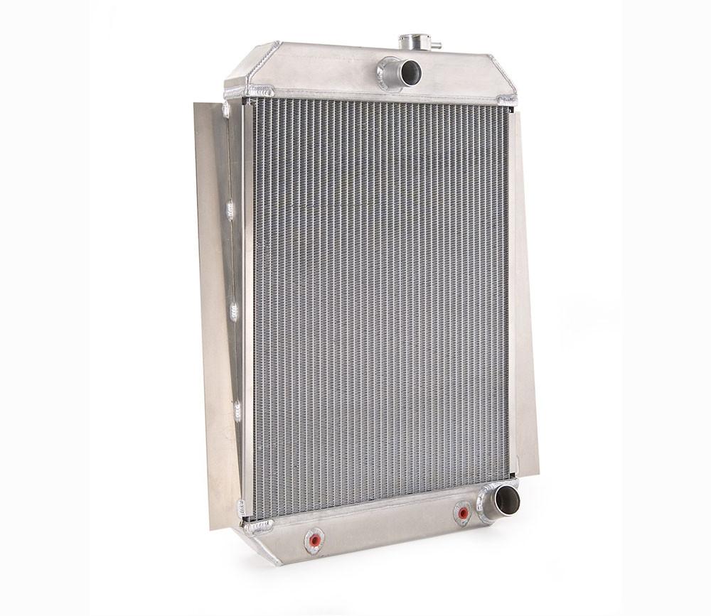 Downflow Radiator Direct-Fit Natural Finish for 47-54 Chevrolet 1/2, 3/4, 1 Ton Pickups w/Auto Trans Radiator Be Cool-1