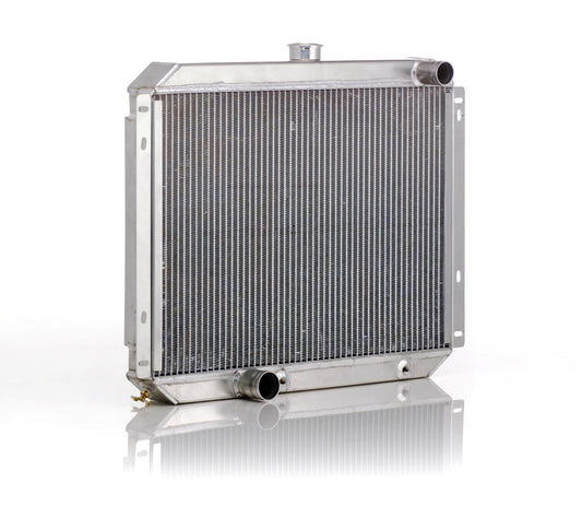 Downflow Radiator Direct-Fit Natural Finish for Ford Truck w/Auto Trans 53-56 Ford F100/F250 Pickup 53 Mercury Pickup Radiator Be Cool-1