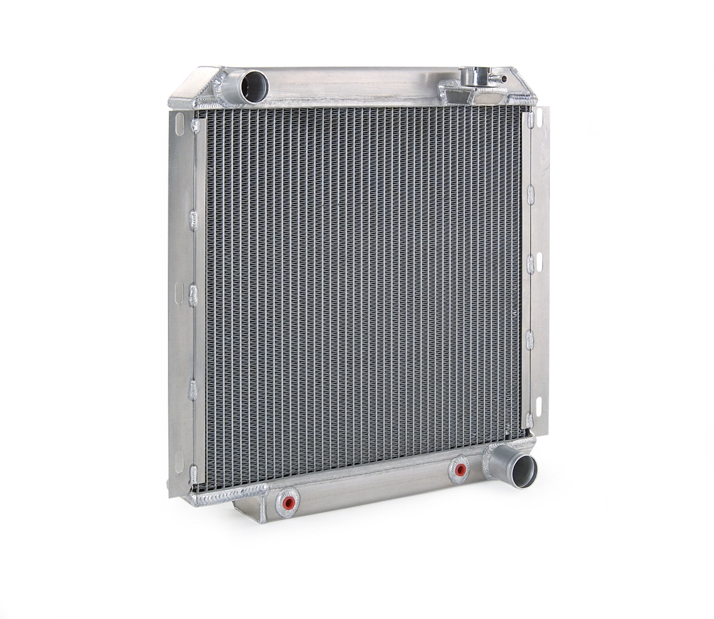 Downflow Radiator Direct-Fit Polished Finish for 60-83 Toyota FJ40/FJ45 Radiator Be Cool-1