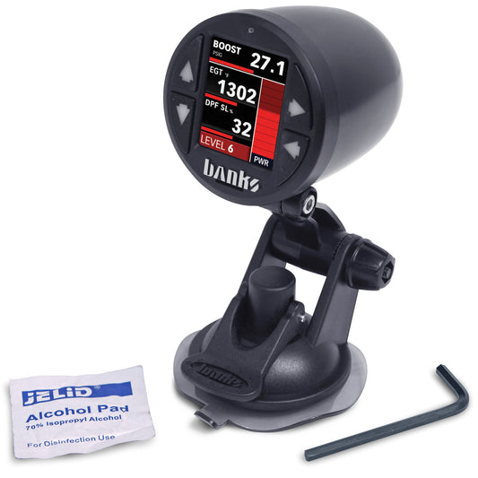 Single Gauge Pod Kit 52mm Sticky Base Banks Power-1