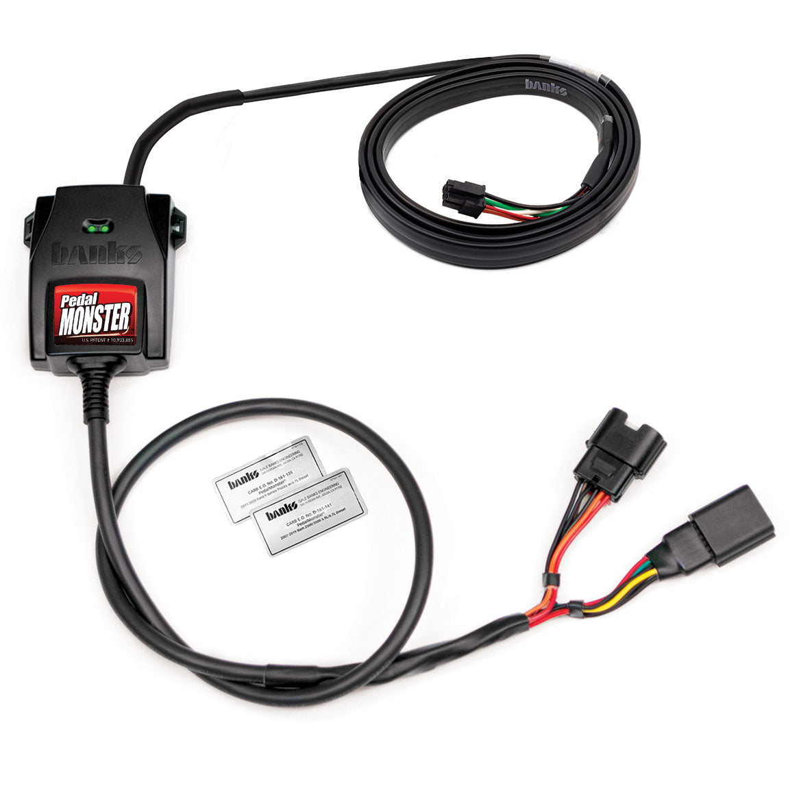 PedalMonster Throttle Sensitivity Booster for use with existing iDash and/or Derringer for 07-19 Ram 2500/3500 11-20 Ford F-Series 6.7L Banks Power-1