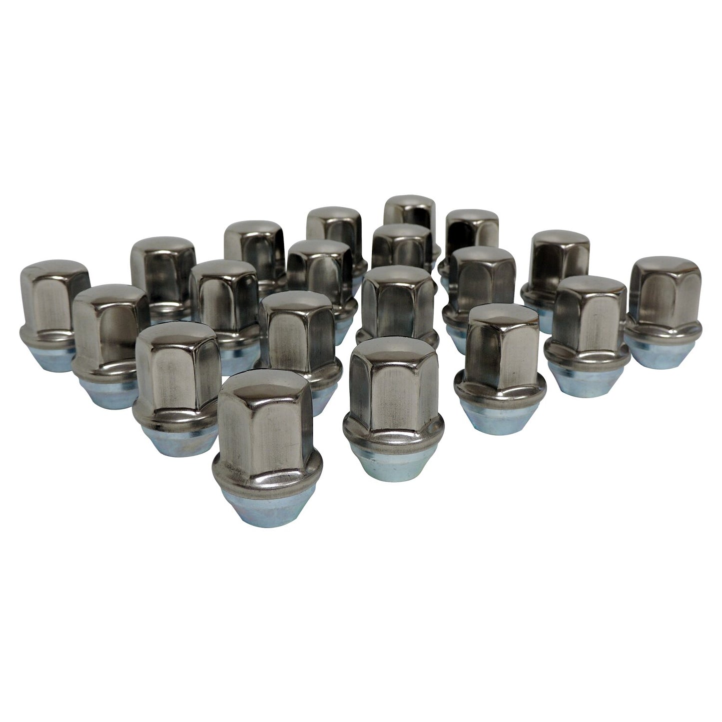 20-Piece Stainless Lug Nut Kit for Jeep 18+ JL, 20+ JT, 11+ WK2, WL Models Crown Automotive