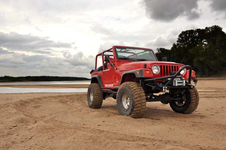 6 Inch Lift Kit Long Arm V2 Jeep Wrangler TJ 4WD (1997-2006) Rough Country-2