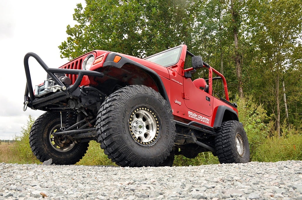 4 Inch Lift Kit Long Arm V2 Jeep Wrangler TJ 4WD (1997-2006) Rough Country-4