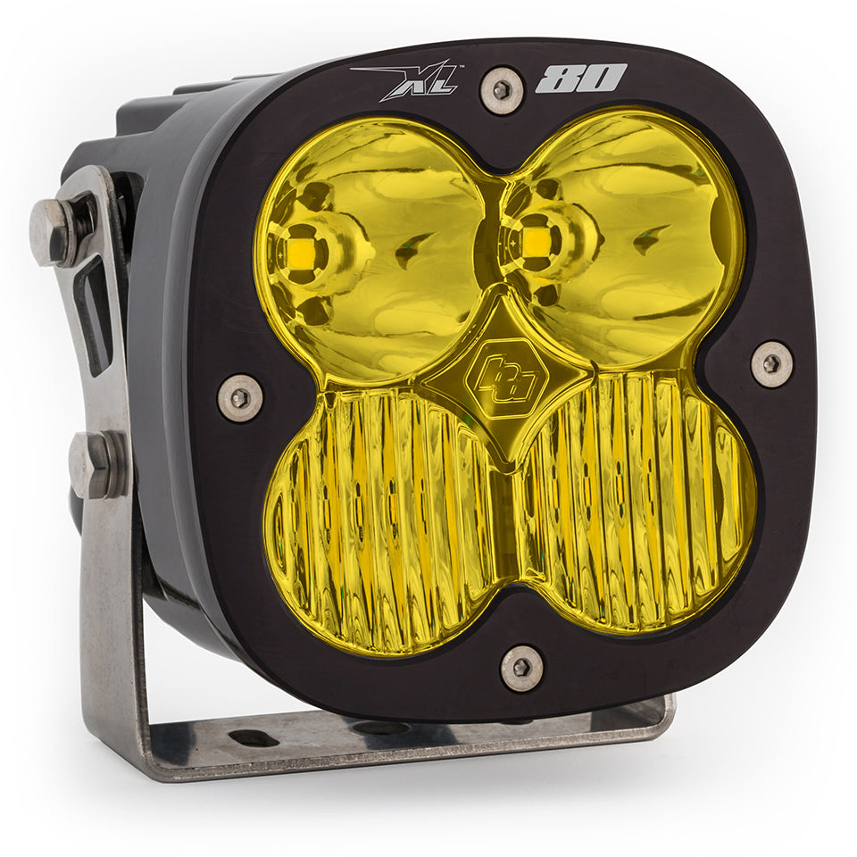 LED Light Pods Amber Lens Spot Pair XL80 Baja Designs-1