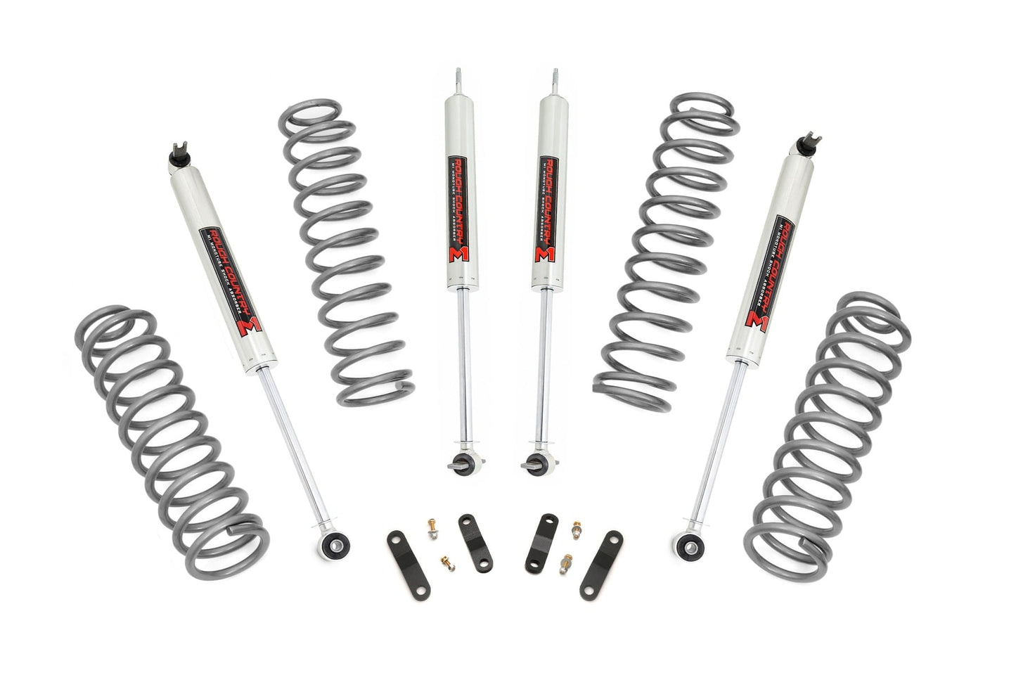 2.5 Inch Lift Kit Coils M1 Jeep Wrangler JK 4WD (2007-2018) Rough Country