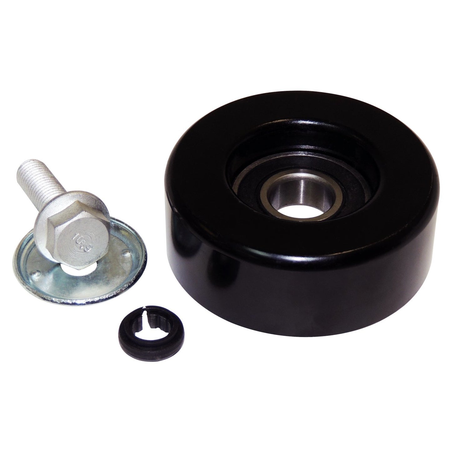 Top Drive Belt Idler Pulley for Jeep JK Wrangler and KK Liberty w/ 2.8L Dsl Eng Crown Automotive