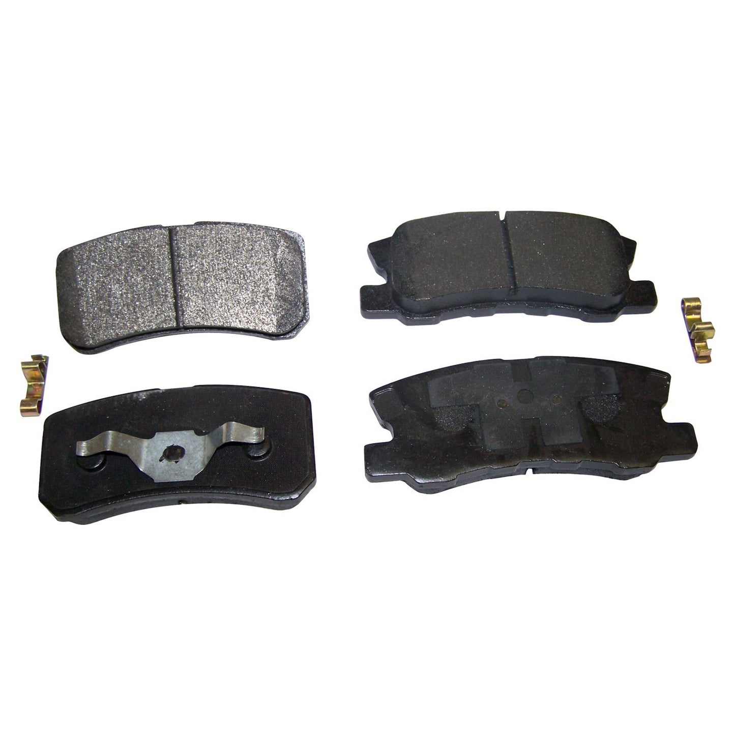 Rear Brake Pad Set for 2007-2017 Jeep MK Compass / Patriot w/ 11.89 Inch Rotors Crown Automotive