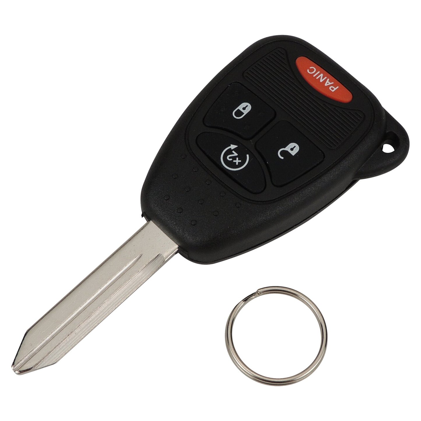 Key Fob for 2008-2018 Jeep JK Wrangler & 2010-2017 Jeep MK Compass, Patriot Crown Automotive