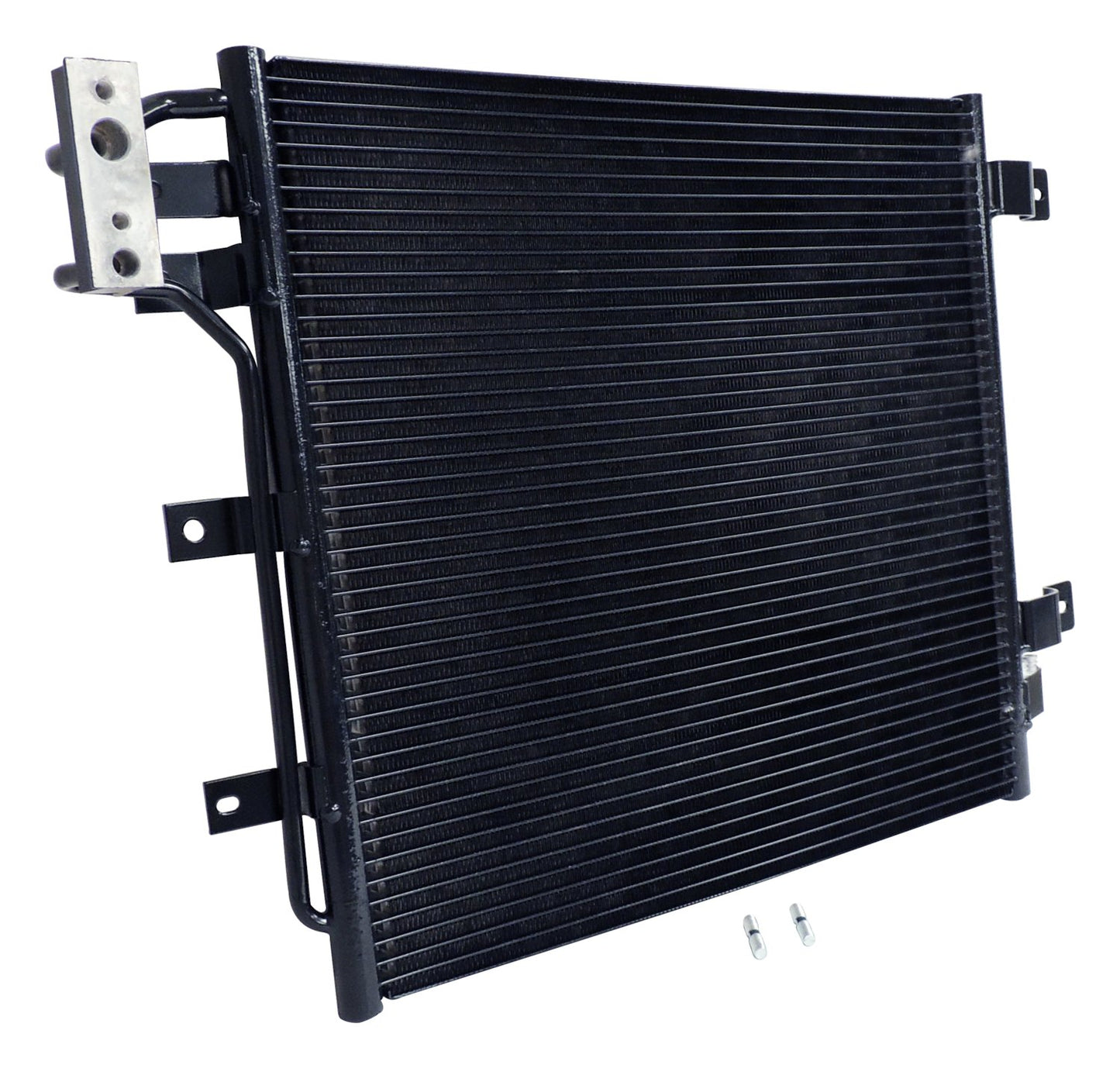 A/C Condenser & Transmission Cooler for 12-18 Jeep JK Wrangler w/ 3.0L, 3.6L Eng Crown Automotive
