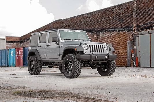4 Inch Lift Kit M1R Jeep Wrangler Unlimited 2WD/4WD (2007-2018) Rough Country-1