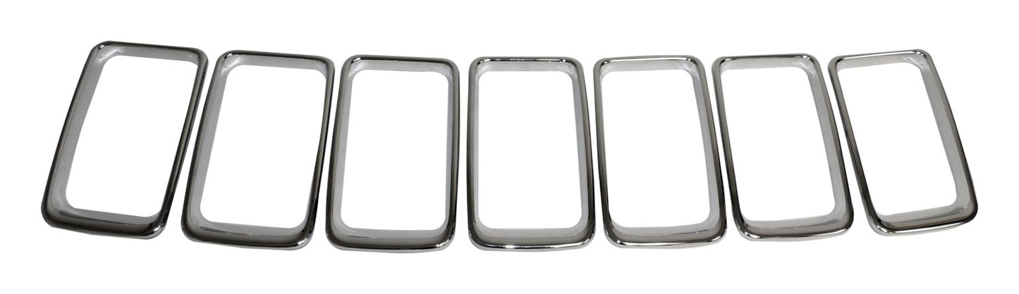 Polished Chrome Grille Insert Set for 2014-2016 Jeep WK Grand Cherokee Crown Automotive