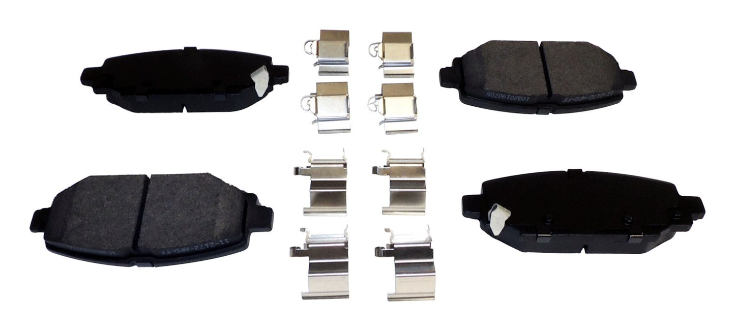 Rear Brake Pad Set for 2018-2020 Jeep JL Wrangler w/ 12.9 Inch Rear Brake Rotors Crown Automotive
