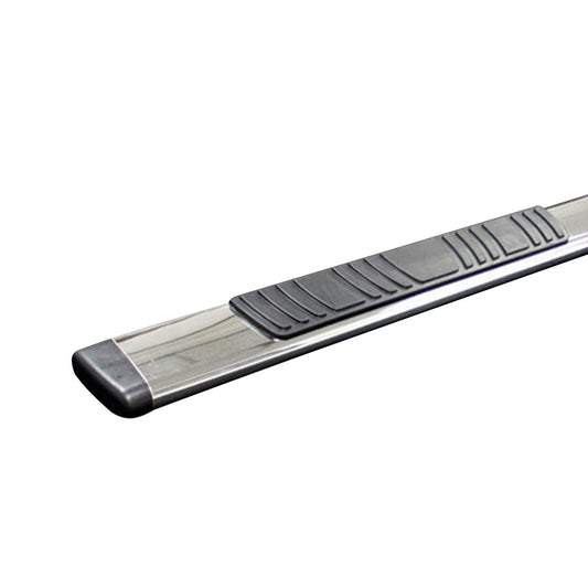 5 Inch OE Xtreme Low Profile SideSteps With Mounting Bracket Kit Polished Stainless Steel 2021-2025 Ford Bronco Go Rhino-1