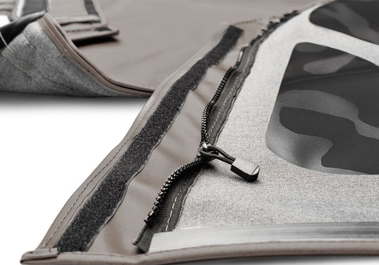 Complete Soft Top Tinted Window with Frame & Hardware for 1997-2006 Jeep Wrangler TJ Rampage-1