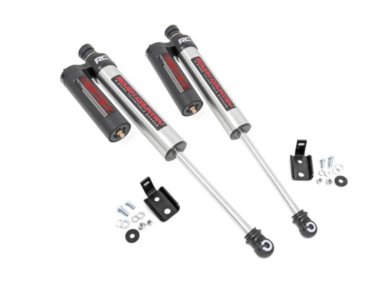Rough Country Jeep Front Adjustable Vertex Shocks 07-18 Wrangler JK Rough Country
