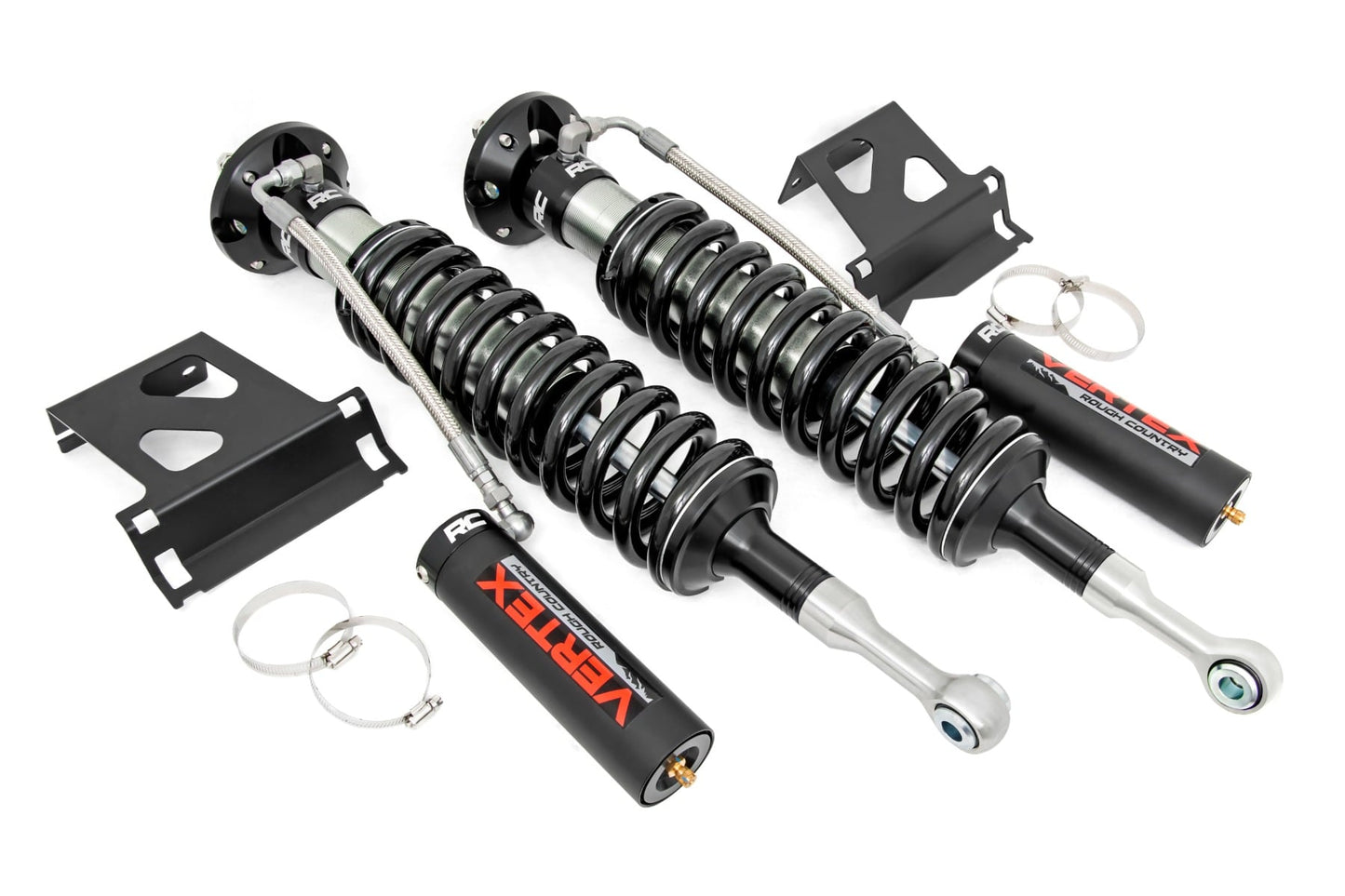 Vertex 2.5 Reservoir Coilovers Front 3.5 Inch Toyota Tundra 4WD (07-21) Rough Country