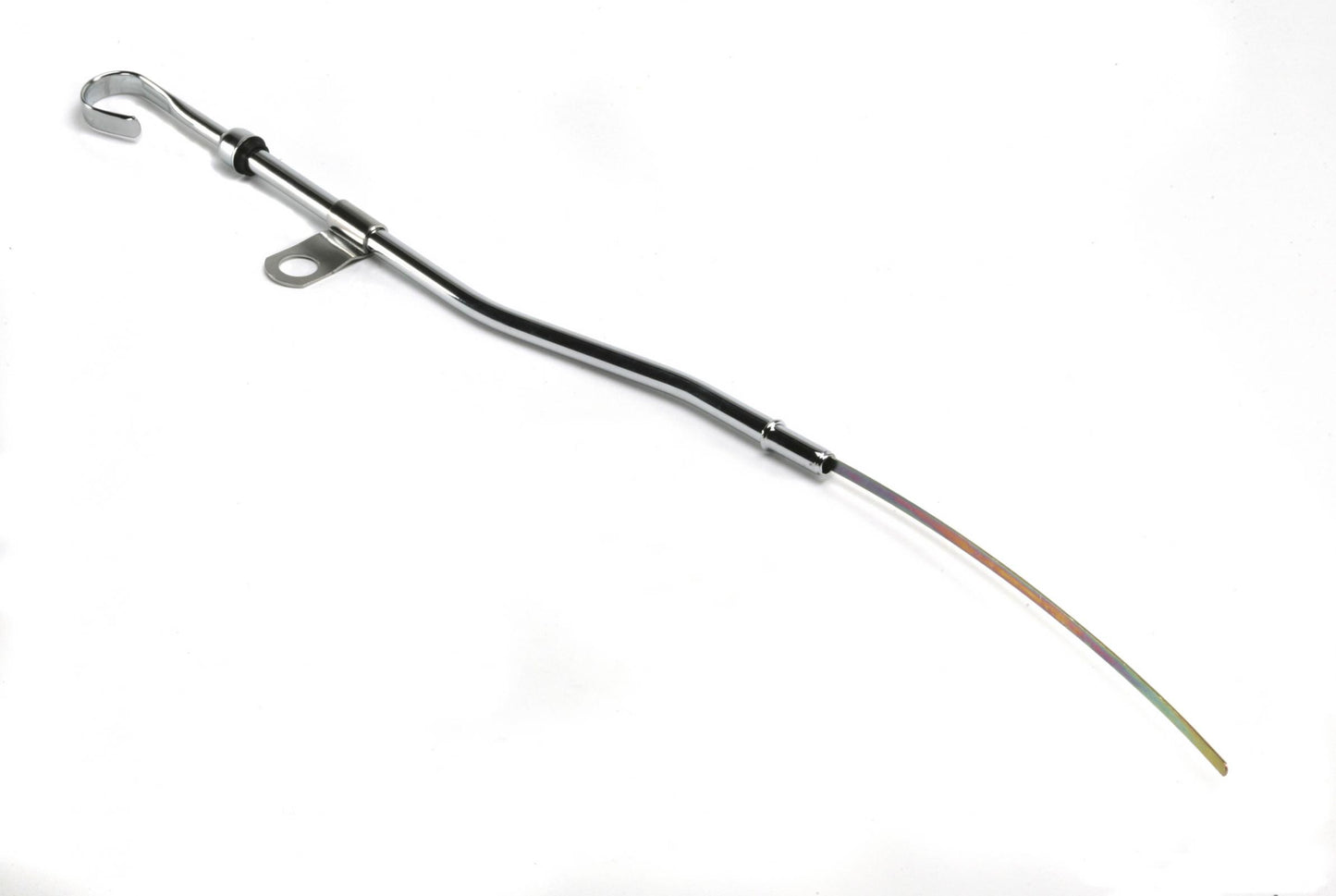 Engine Oil Dipstick & Tube Chrome Fits Ford 351W except 1992-up F150/Bronco Mr Gasket-1