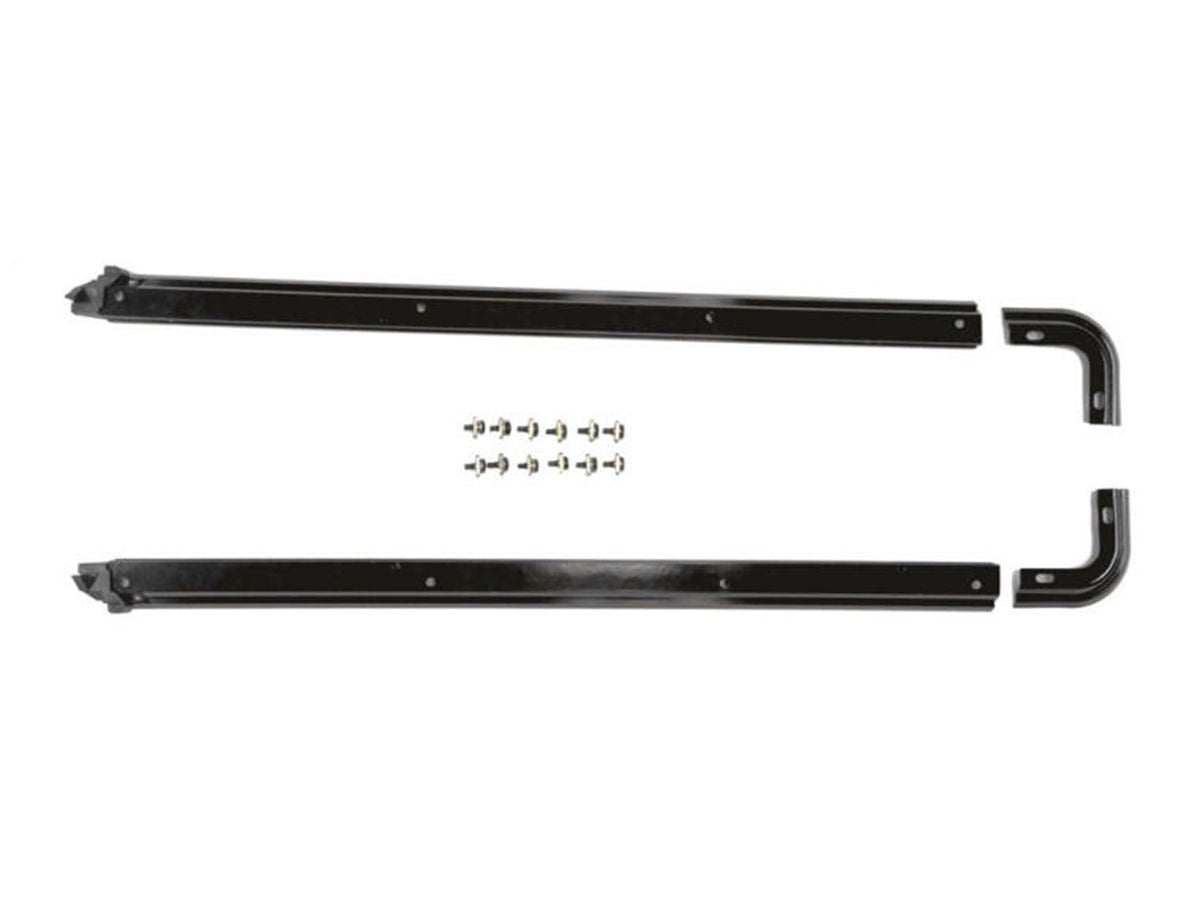 Tub Rail Kit for 1987-1995 Jeep Wrangler YJ, Black Rampage