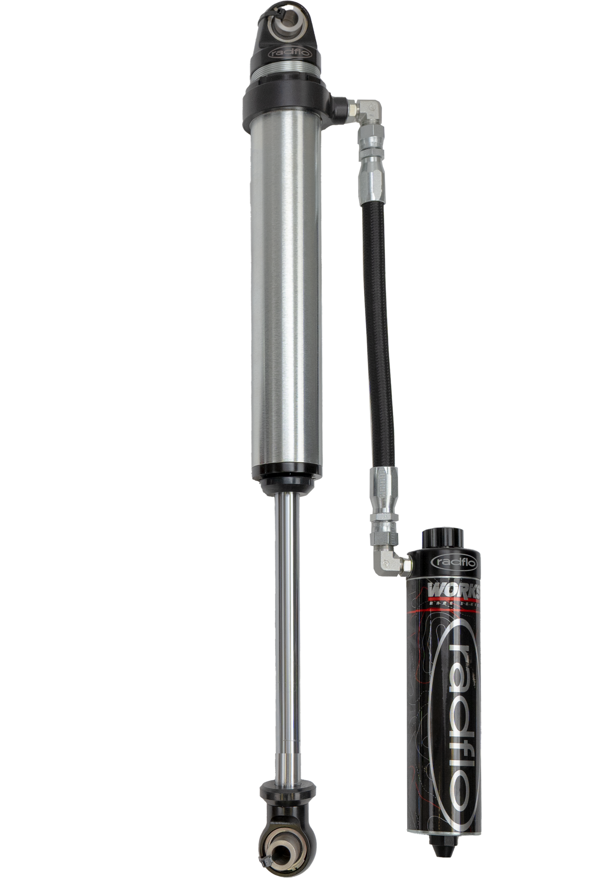 2.5 Inch DRT Internal Bypass Front Ineos Grenadier 24-26 with Adjuster Black/Silver Radflo