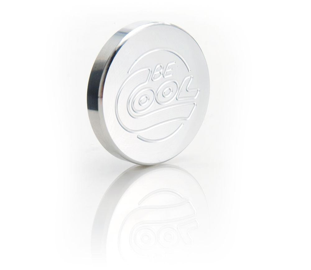 Natural Finish Billet Aluminum Round-Style Radiator Cap Radiator Be Cool
