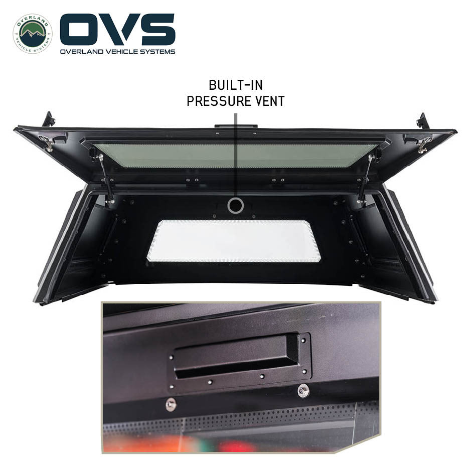 Expedition - Truck Cap W/Full Wing Doors, Front and Rear Windows and 3rd Brake Light 22-26 Ford Maverick Overland Vehicle Systems-12