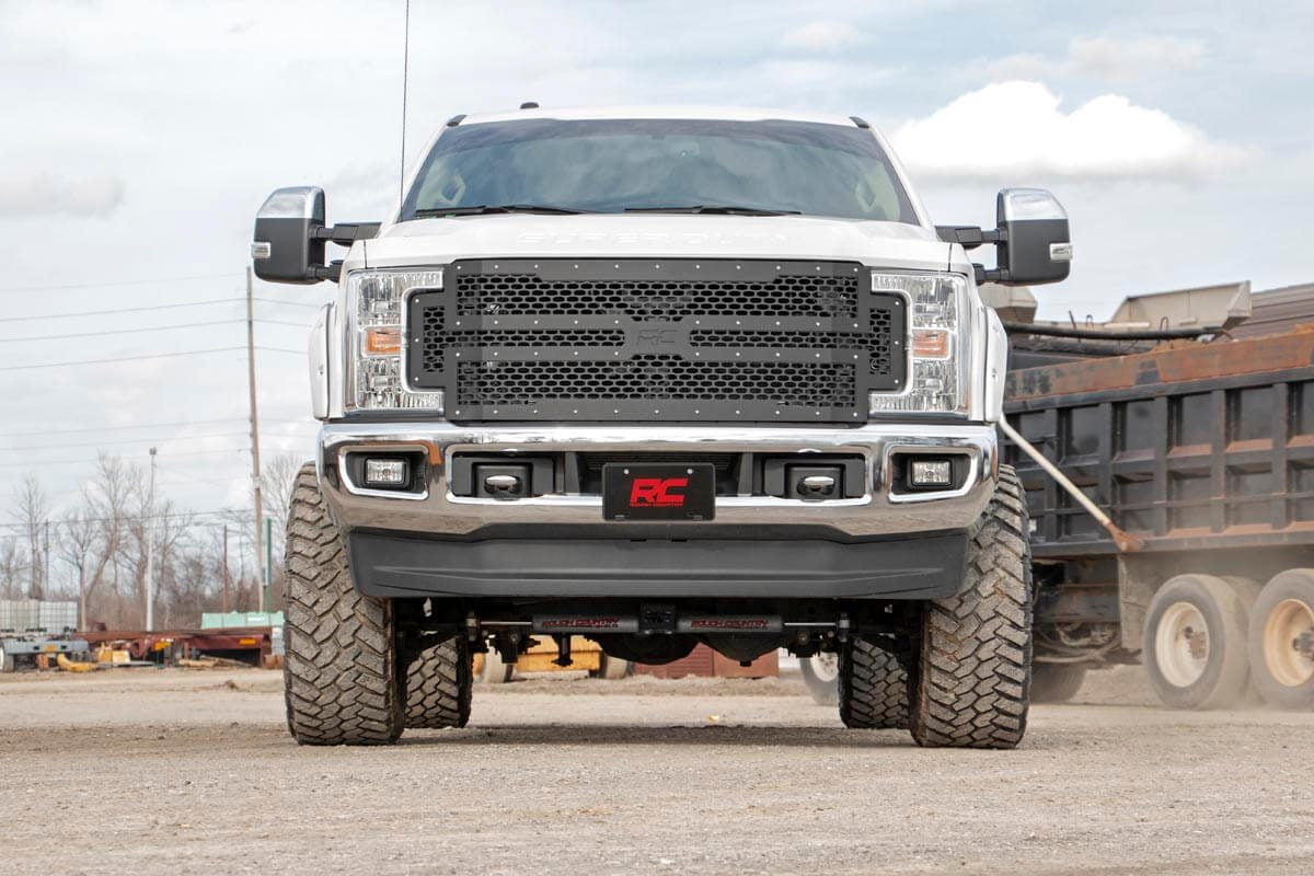 Mesh Grille Ford F-250/F-350 Super Duty 2WD/4WD (2017-2019) Rough Country-5