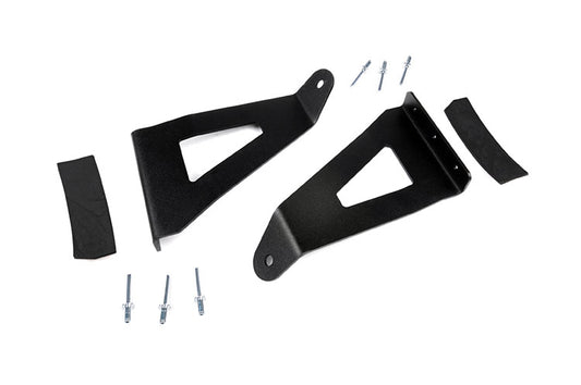 LED Light Mount Upper Windshield 54 Inch Curved Ford F-150 2WD/4WD (04-14) Rough Country-1