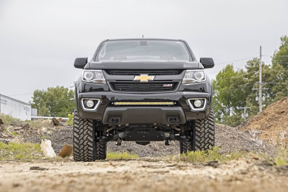 Rough Country 30 Inch Single Row LED Hidden Bumper Mounts 15-22 Colorado/Canyon Rough Country