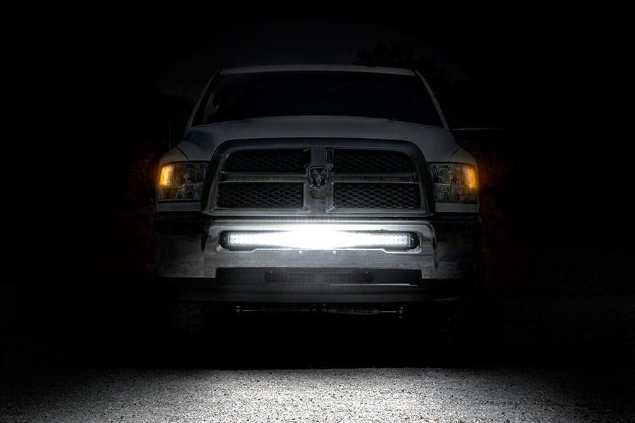 LED Bumper Mount 40 Inch Curved Ram 2500/3500 4WD (2011-2018) Rough Country-4