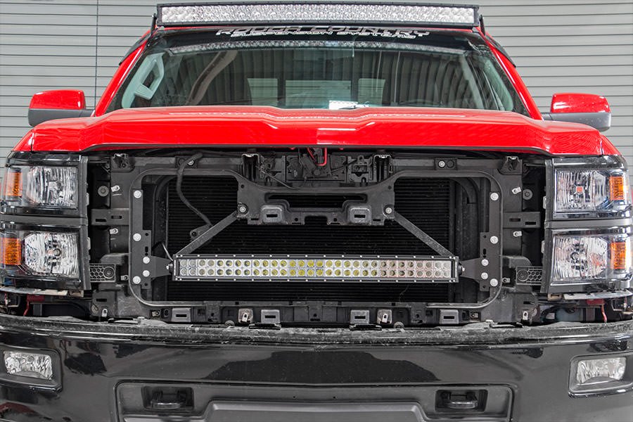 Chevrolet 30 Inch Curved Cree LED Grille Kit Dual Row 14-15 Silverado 1500 Rough Country-4