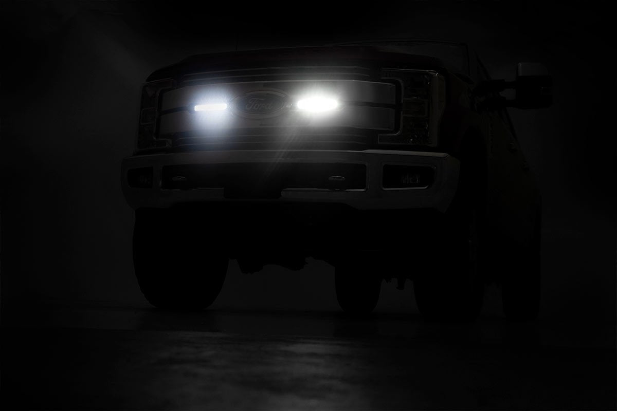 Rough Country 8 Inch LED Grille Kit 17-19 F-250 Lariat Rough Country