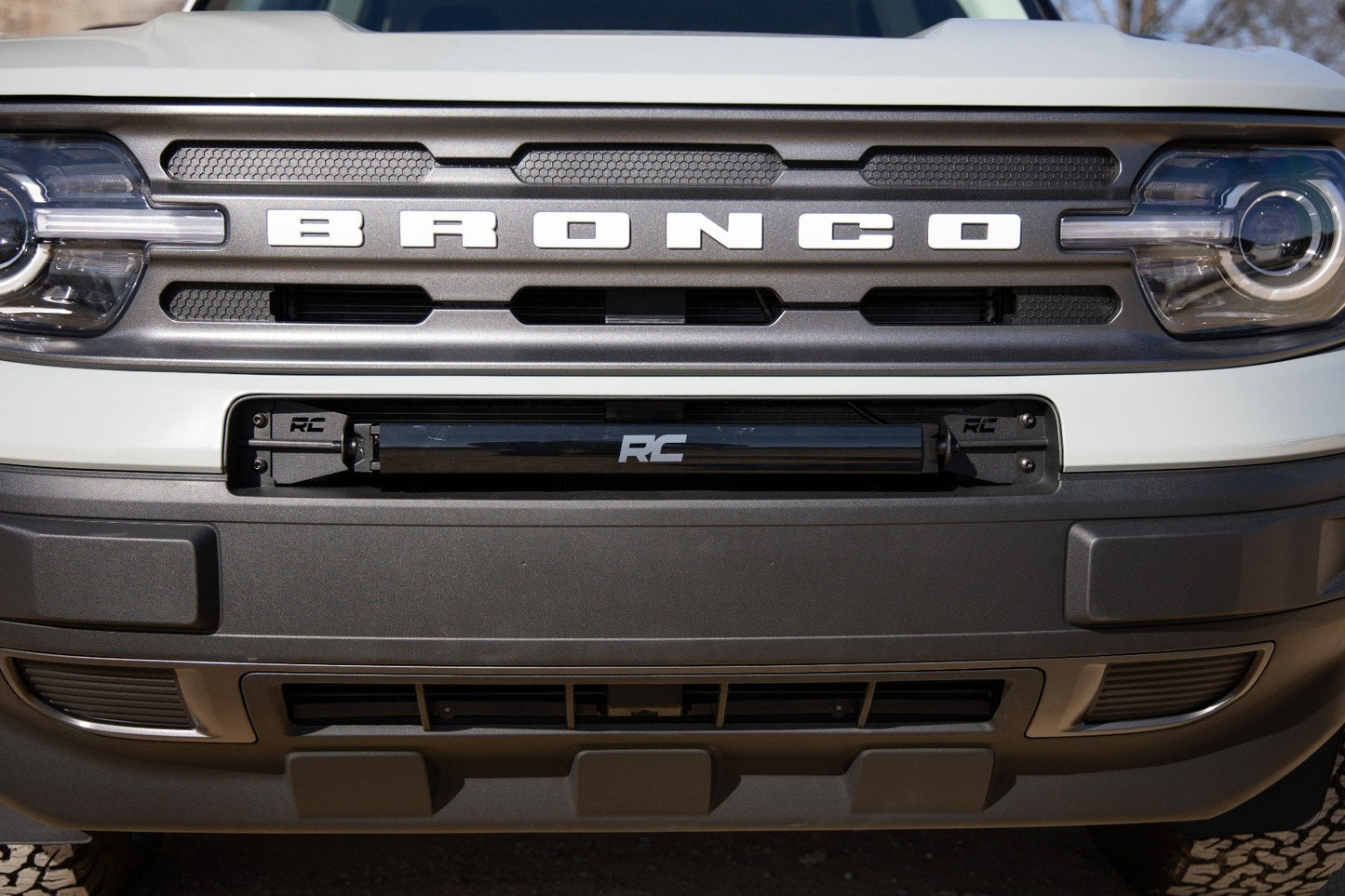 20 Inch Black Series LED Light Bar Single Row Cool White DRL Rough Country-5