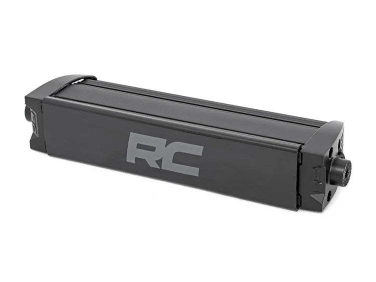 Rough Country 8 Inch CREE LED Light Bar Single Row, Pair Black Series w/Cool White DRL Rough Country