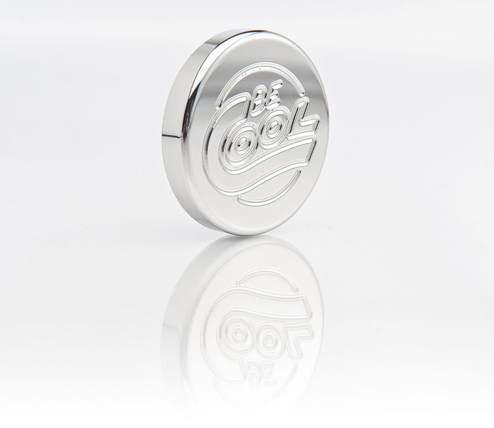 Polished Finish Round-Style Billet Radiator Cap Radiator Be Cool