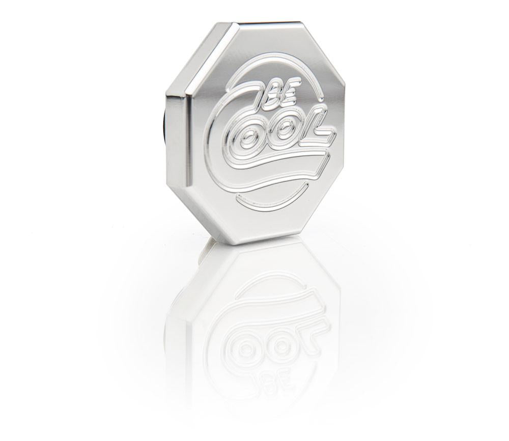 Polished Finish Octagon-Style Billet Radiator Cap Radiator Be Cool