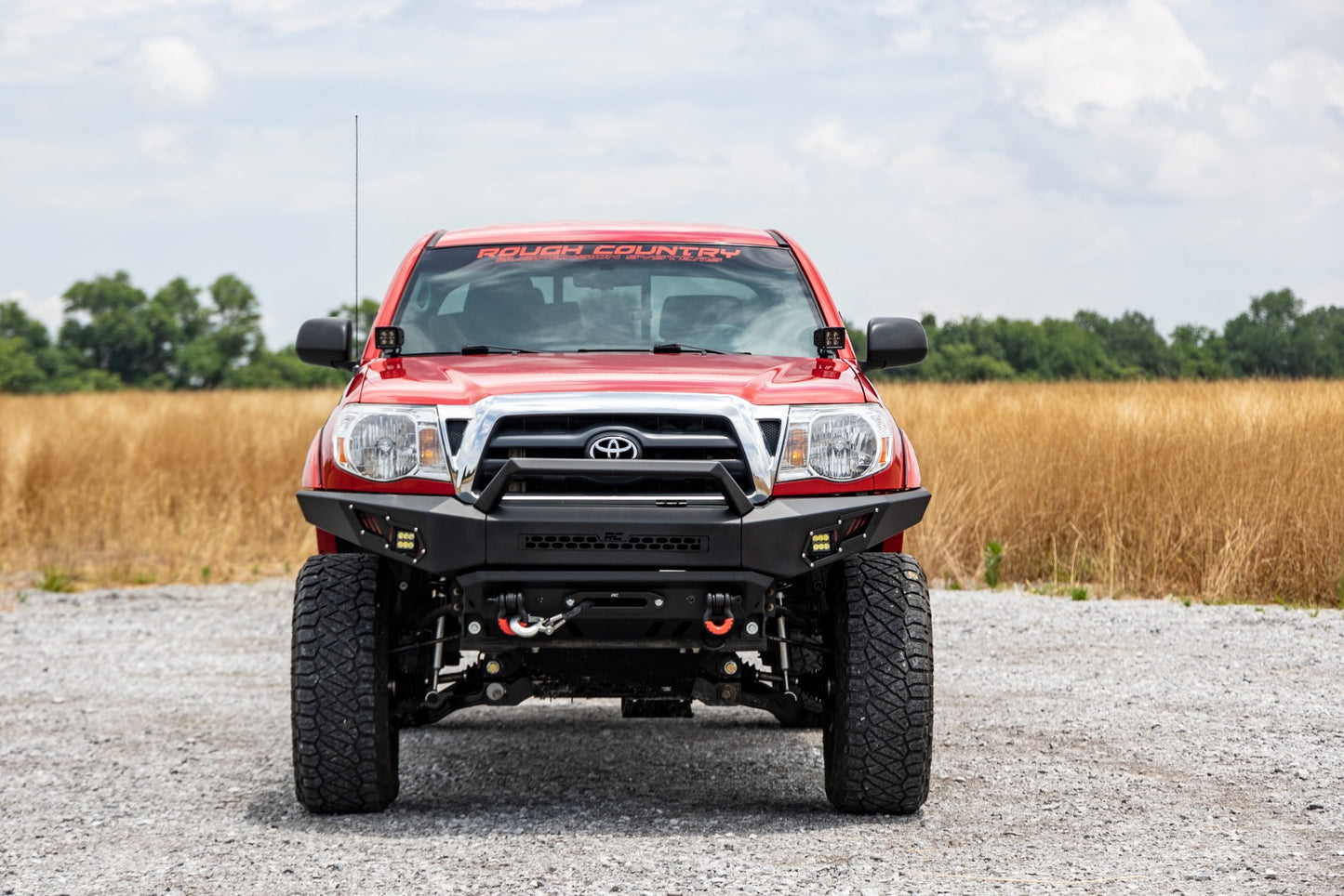 Rough Country LED Light Kit Ditch Mount 3 Inch OSRAM Wide Toyota Tacoma (05-15) Rough Country