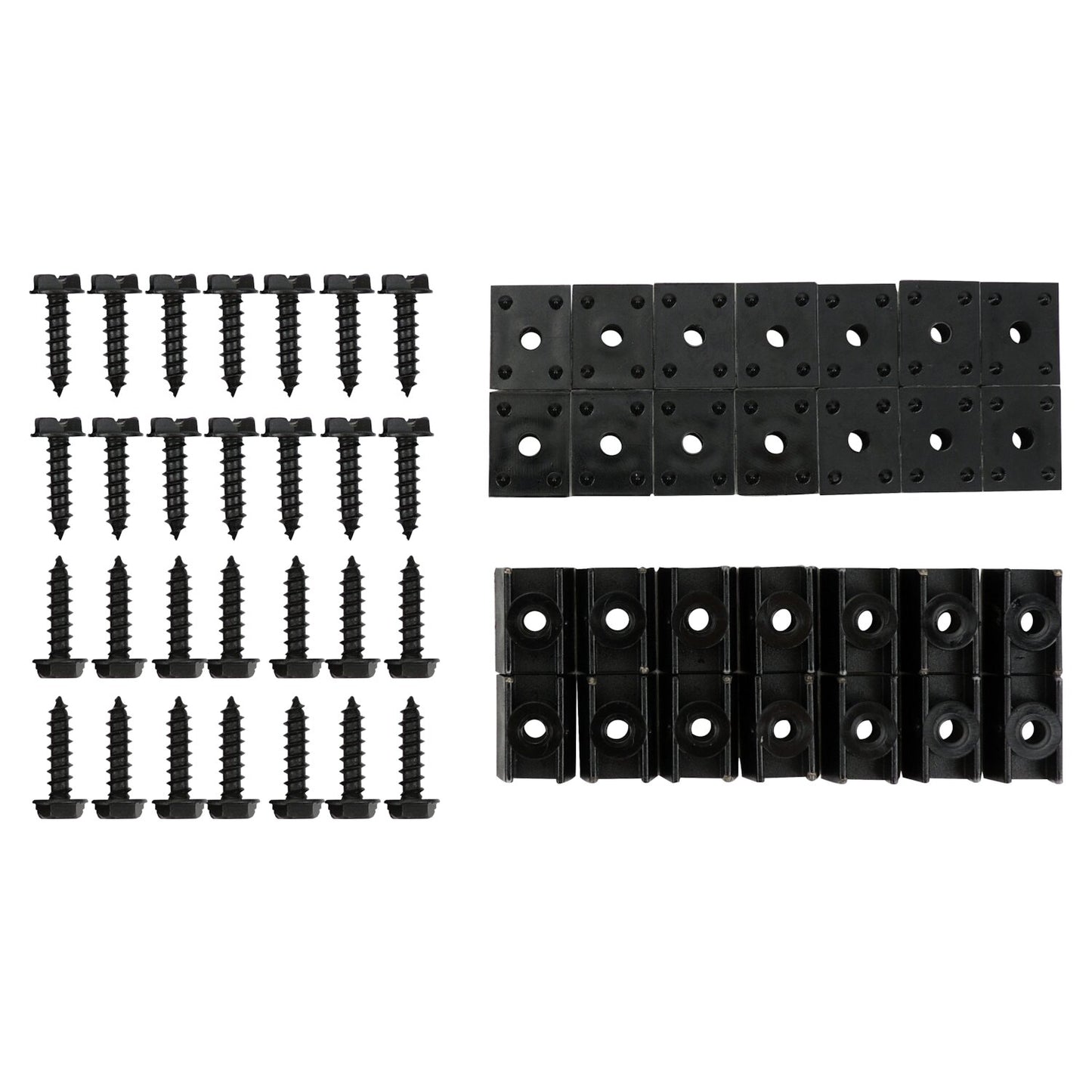 Fender Flare Hardware Kit for 55-86 CJ-5, CJ-6, CJ-7, Incl. 28 Screws & 28 Nuts Crown Automotive