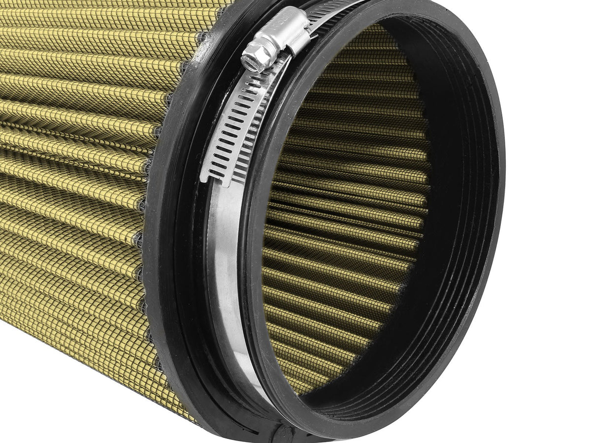 Magnum Flow Universal Clamp-On Air Filter w/ Pro Guard 7 Media 6 Inch F x 7-1/2 Inch B x 5-1/2 Inch T x 12 Inch H aFe Power-2