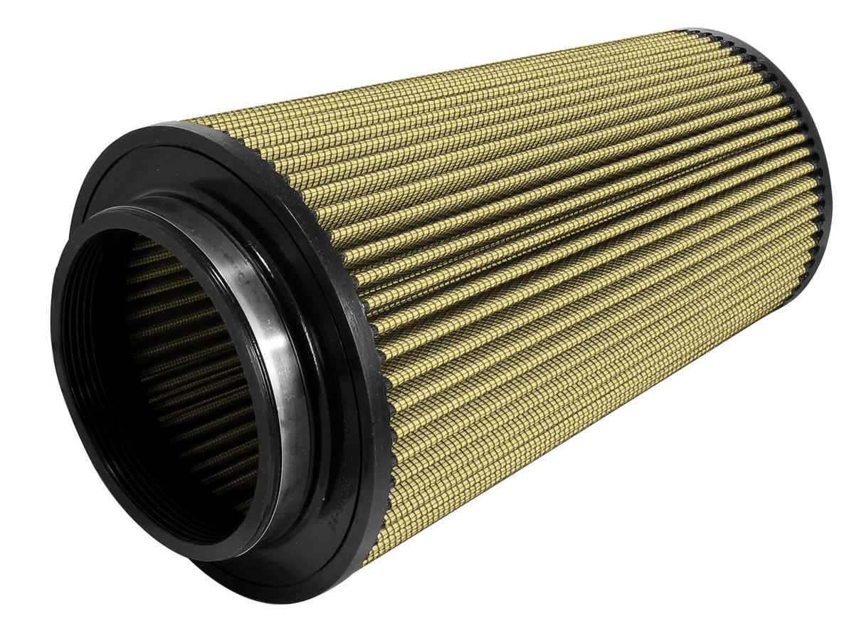 Magnum Force Intake Replacement Air Filter w/ Pro Guard 7 Media 5 Inch F x 7-1/2 Inch B x 5-1/2 Inch T x 12 Inch H aFe Power-1