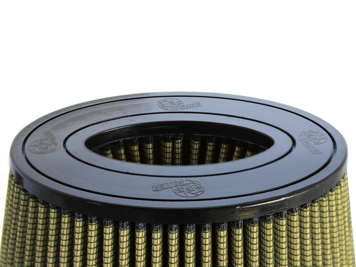 Magnum Force Intake Replacement Air Filter w/ Pro Guard 7 Media (7x5-1/4) Inch F x (10x7-1/4) Inch B (6-7/8x4-7/8) Inch T (Inverted) x 7-7/8 Inch H aFe Power-4