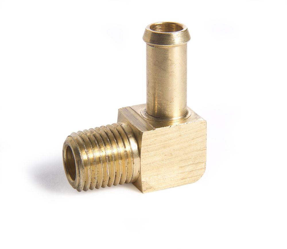 90 Degree Elbow Fitting 1/4 Inch NPT x 3/8 Inch Hose Elbow Brass Fitting Radiator Be Cool