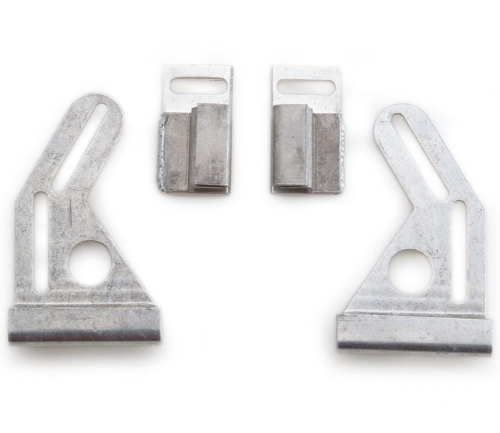 Natural Alum Mnting Brkts for 13 Inch and 16 Inch Fan on 16 Inch Tall Crossflow Set of 4 Radiator Be Cool